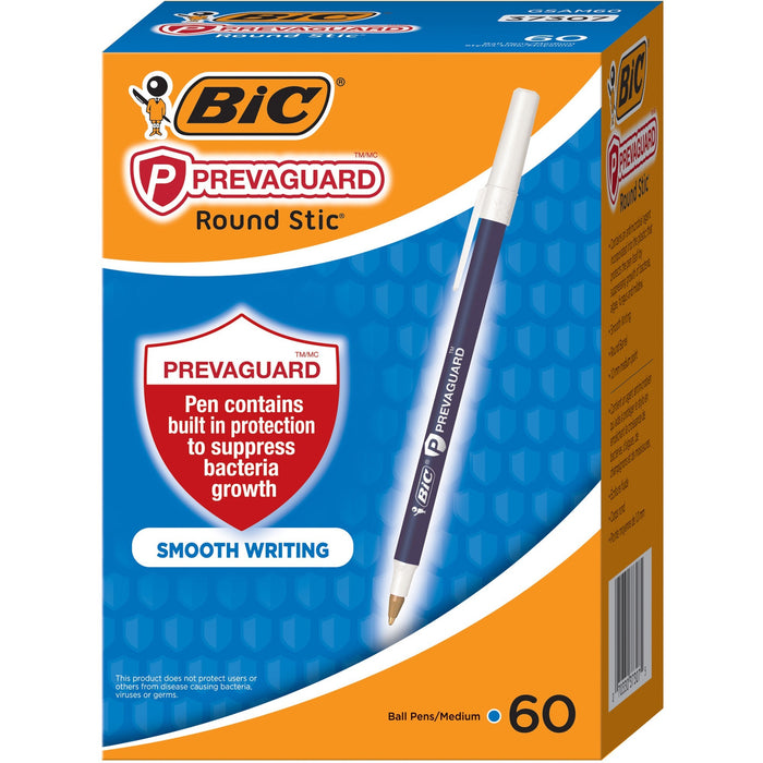 BIC PrevaGuard Round Stic Ballpoint Pen - BICGSAM60BE