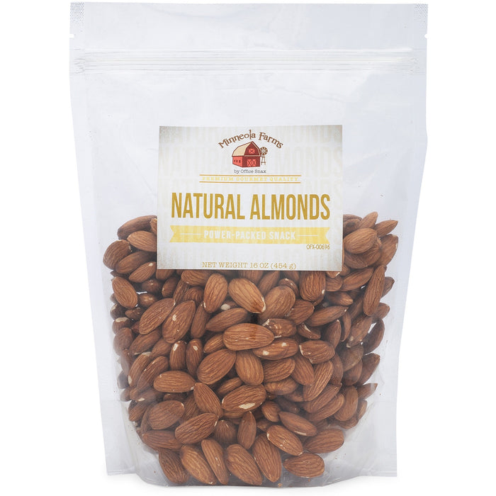 Office Snax Natural Almonds Power-Packed Snack - OFX00696