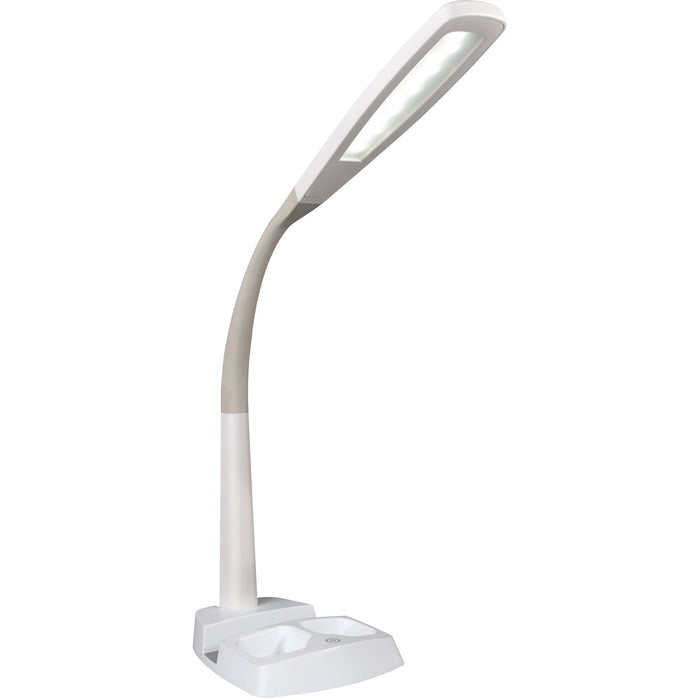 OttLite LED Desk Lamp with Charging Station - OTTCSA77WGCSHPR