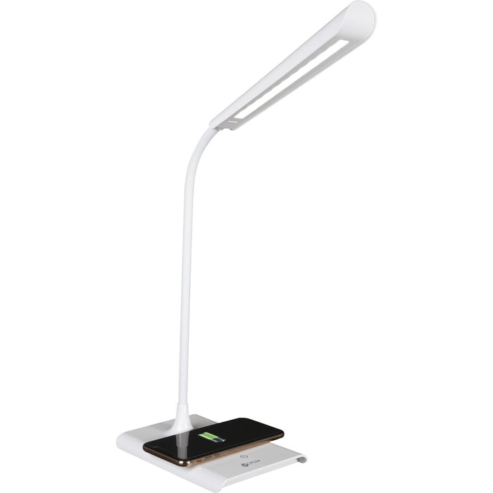 OttLite Power Up LED Desk Lamp with Wireless Charging - OTTCS030QISHPR