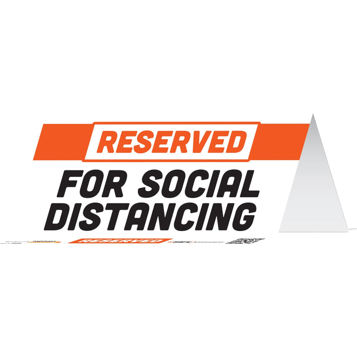 Tabbies RESERVED FOR SOCIAL DISTANCING Table Tents - TAB29033