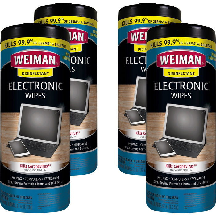 Weiman E-Tronic Wipes - WMN93ACT