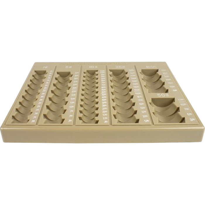 ControlTek 6-Denomination Self Counting Loose Coin Tray - CNK500025