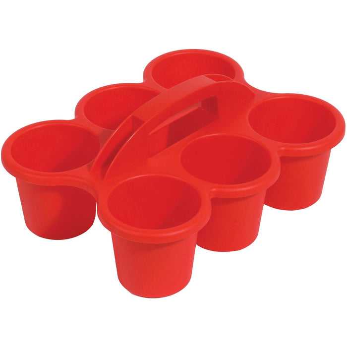 Deflecto Antimicrobial Kids 6 Cup Caddy - DEF39509RED