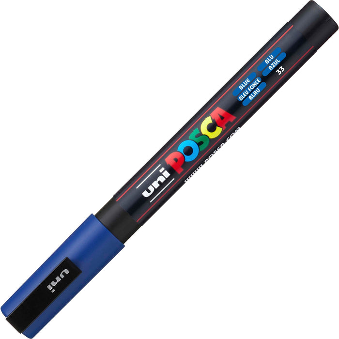 uni&reg; Posca PC-3M Paint Markers - UBCPC3MBLUE