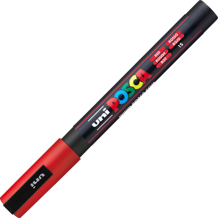 uni&reg; Posca PC-3M Paint Markers - UBCPC3MRED