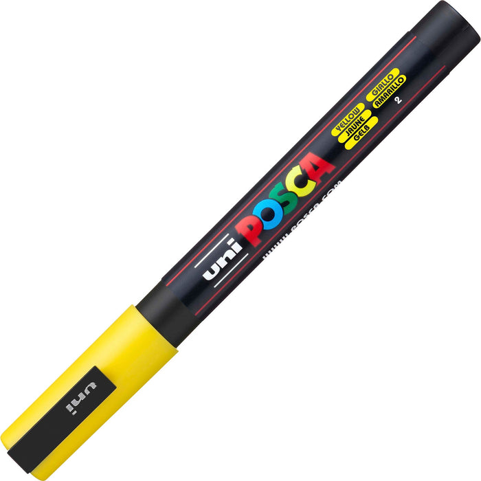 uni&reg; Posca PC-3M Paint Markers - UBCPC3MYELLOW