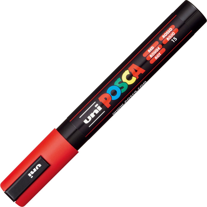 uni&reg; Posca PC-5M Paint Markers - UBCPC5MRED