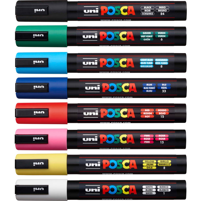 uni&reg; Posca PC-5M Paint Markers - UBCPC5M8C