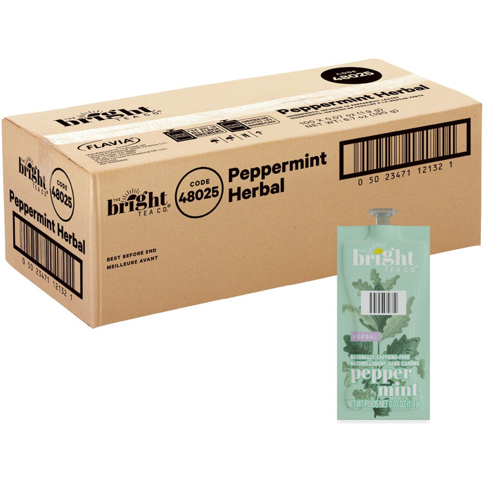 Flavia The Bright Tea Co. Peppermint Herbal Tea Freshpack - LAV48025