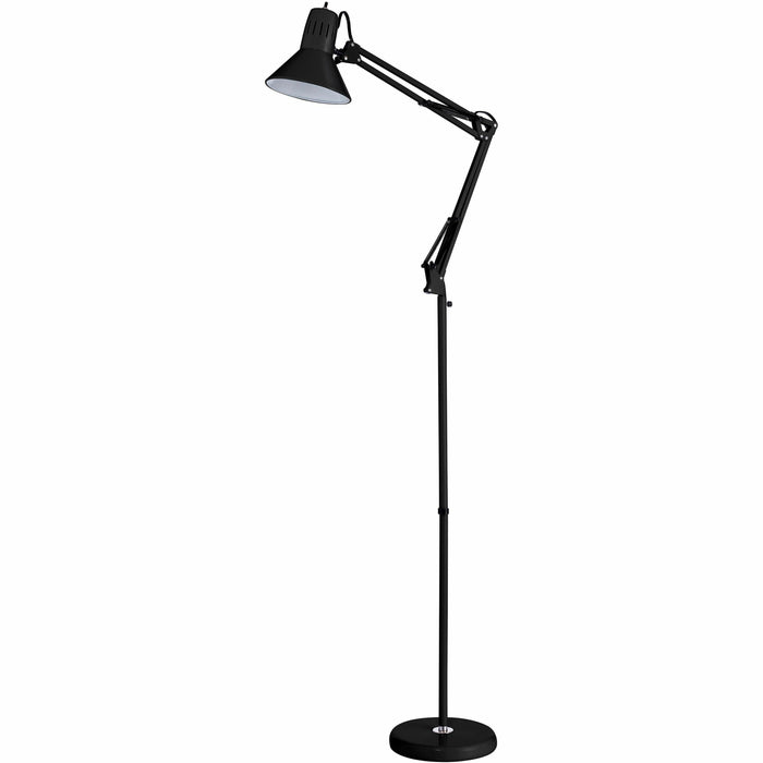 Bostitch Swing Arm Floor Lamp, Black - BOSVLF100F
