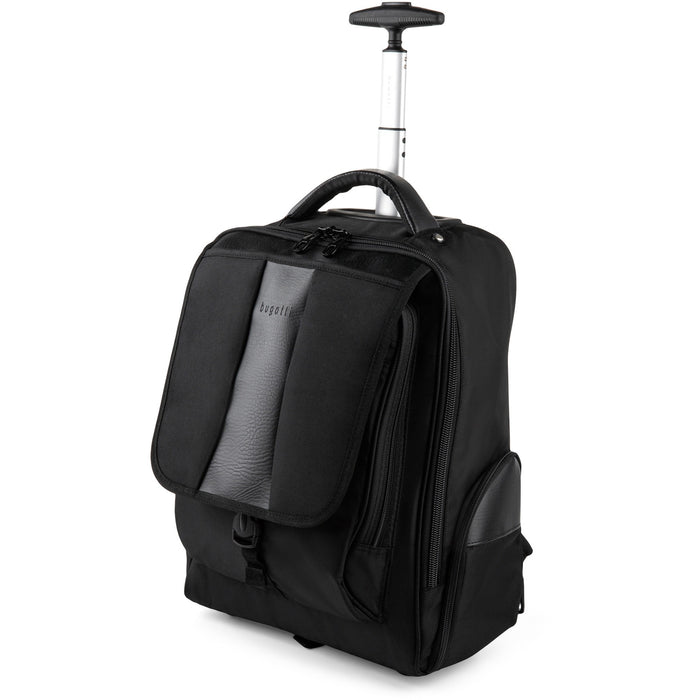 bugatti Gregory Carrying Case (Rolling Backpack) for 15.6" Notebook - Black - BUGBKPW2620BLK