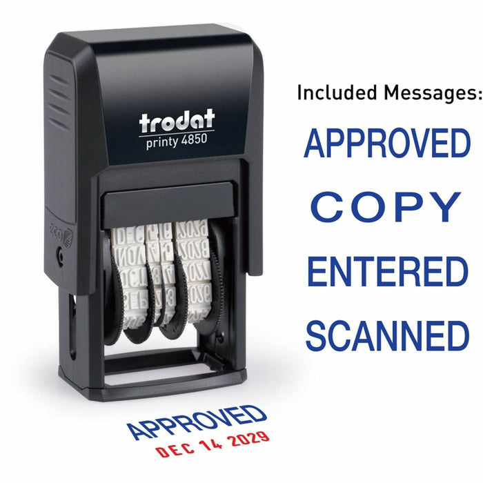 Trodat Micro Message Date Stamp - TDTE4853L