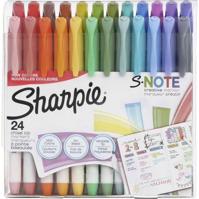 Sharpie S-Note Creative Markers, Chisel Tip - SAN2158059