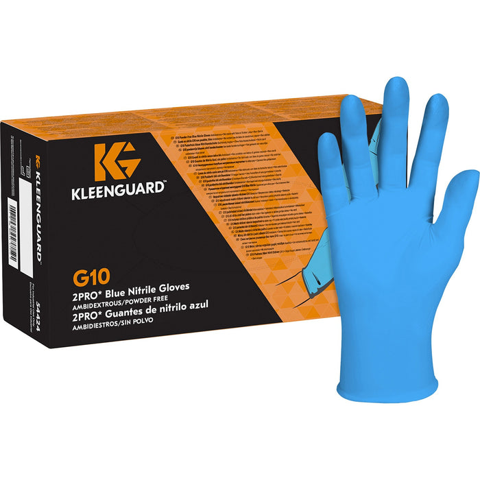 Kleenguard G10 Blue Nitrile Gloves - KCC54424