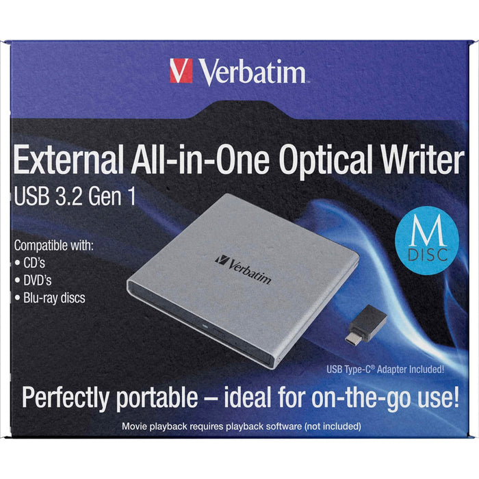 Verbatim External All-in-One Optical Writer - VER71094