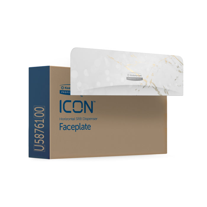 Kimberly-Clark Professional ICON Standard Roll Horizontal Toilet Paper Dispenser Faceplate - KCC58822