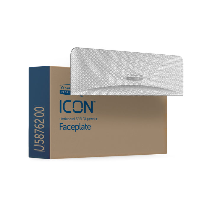 Kimberly-Clark Professional ICON Standard Roll Horizontal Toilet Paper Dispenser Faceplate - KCC58762