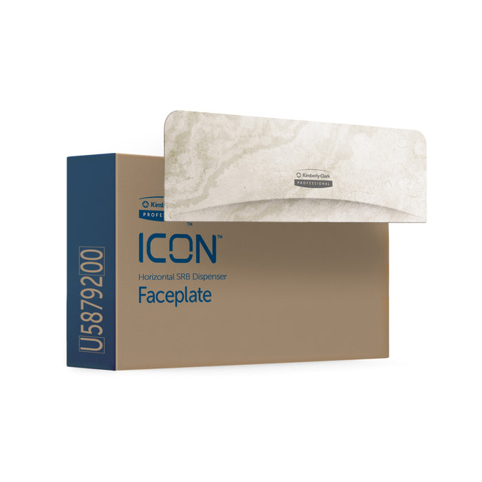 Kimberly-Clark Professional ICON Standard Roll Horizontal Toilet Paper Dispenser Faceplate - KCC58792