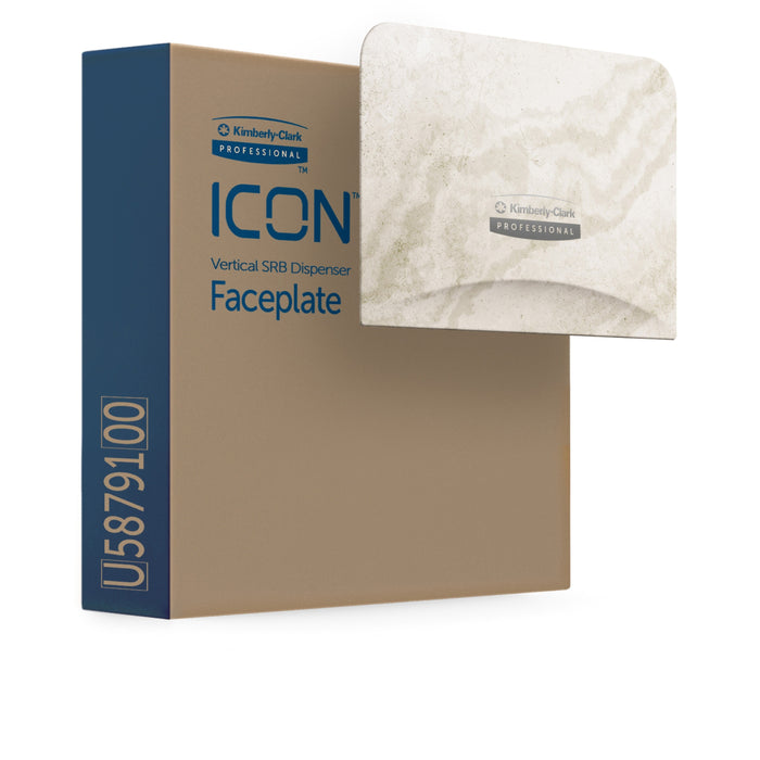 Kimberly-Clark Professional ICON Standard Roll Vertical Toilet Paper Dispenser Faceplate - KCC58791