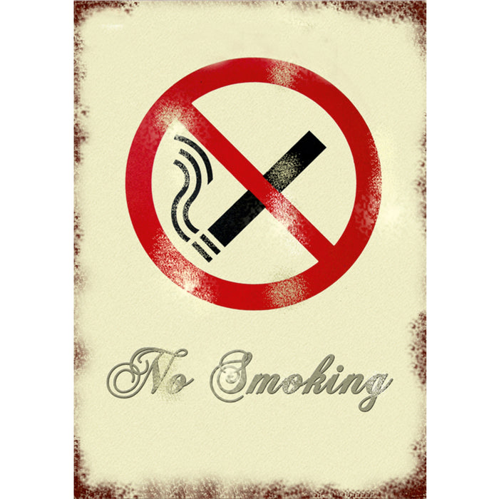 Seco Retro No Smoking Sign - SSCVS001