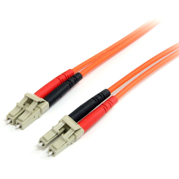 StarTech.com 2m Fiber Optic Cable - Multimode Duplex 62.5/125 - LSZH - LC/LC - OM1 - LC to LC Fiber Patch Cable - STCFIBLCLC2