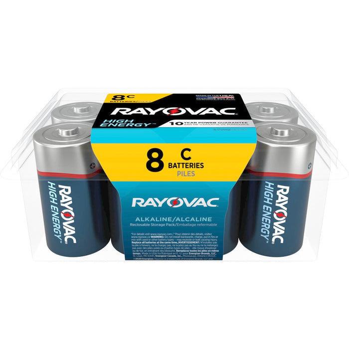 Rayovac High-Energy Alkaline C Batteries - RAY8148PP