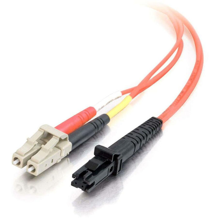 C2G-2m LC-MTRJ 62.5/125 OM1 Duplex Multimode PVC Fiber Optic Cable - Orange - CGO33182