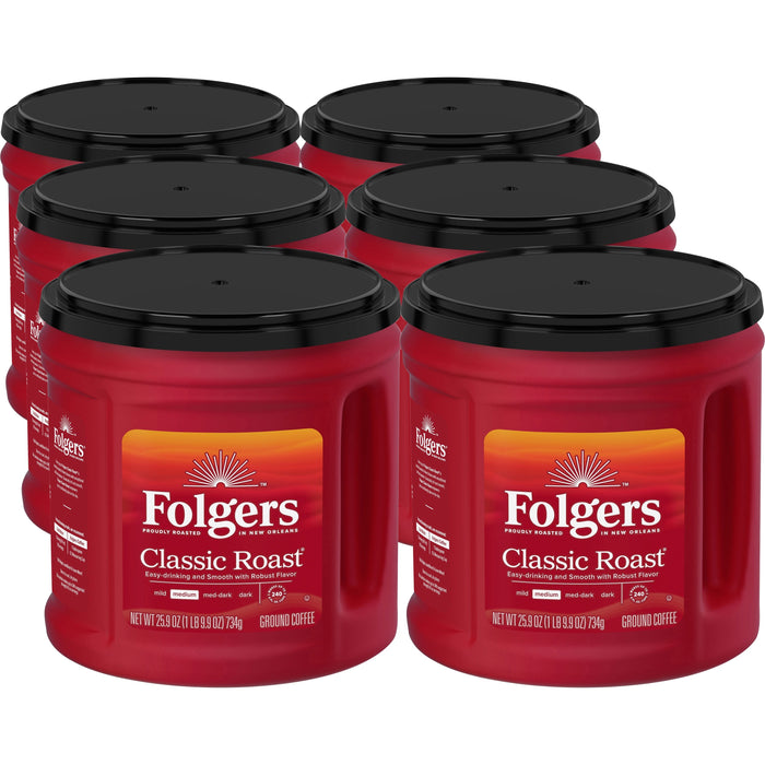 Folgers&reg; Classic Roast Ground Coffee - FOL30407CT