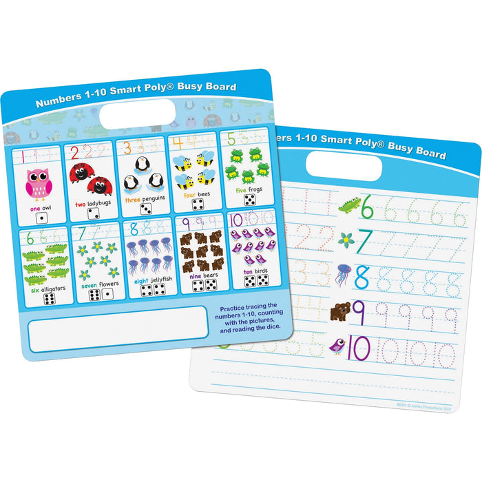 Ashley Numbers 1 - 10 Smart Poly Busy Board - ASH98001