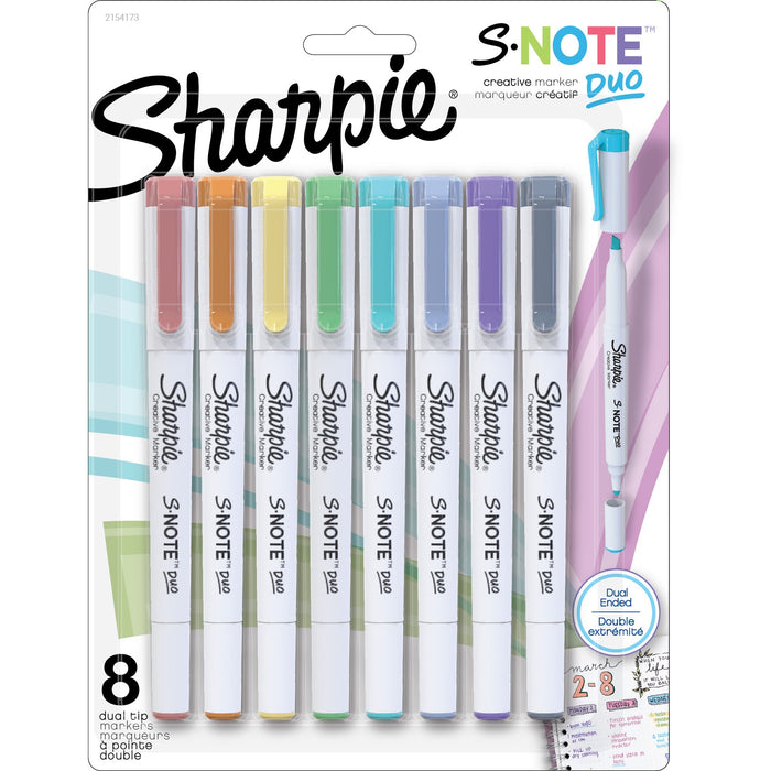 Sanford S-Note Duo Dual-Tip Markers - SAN2154173