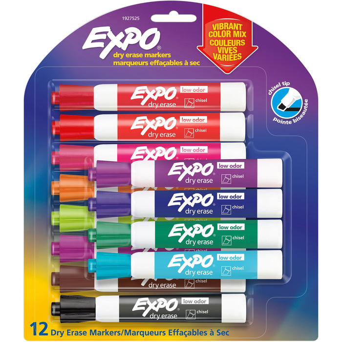 Expo Low-Odor Dry Erase Chisel Tip Markers - SAN1927525