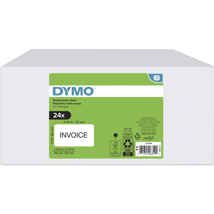 Dymo Multipurpose White Medium Labels - DYM2173846