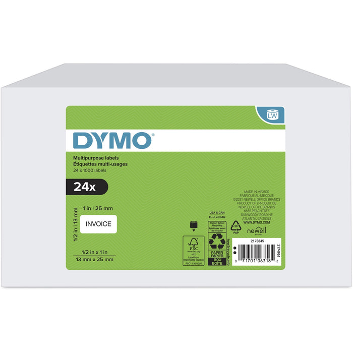 Dymo Multipurpose White Medium Labels - DYM2173845