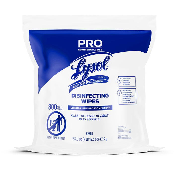 Lysol Professional Disinfecting Wipes Bucket Refill - RAC99857