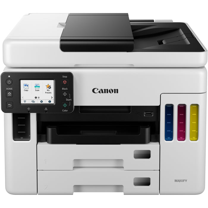 Canon MAXIFY GX7021 Wireless Inkjet Multifunction Printer - Color - White - CNMGX7021
