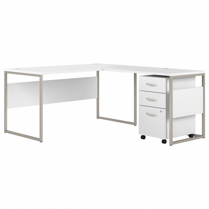 Bush Business Furniture Hybrid Collection White Desking - BSHHYB029WHSU