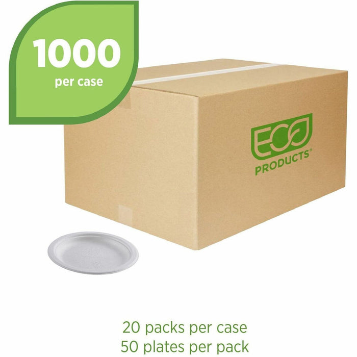 Eco-Products Sugarcane Plates - ECOEPP016NFA