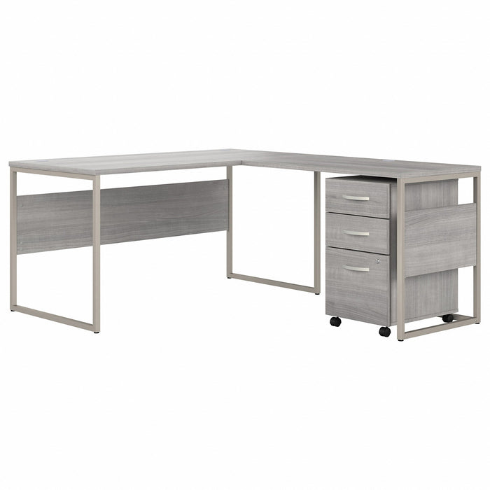 Bush Business Furniture Hybrid Platinum Gray Desking - BSHHYB029PGSU