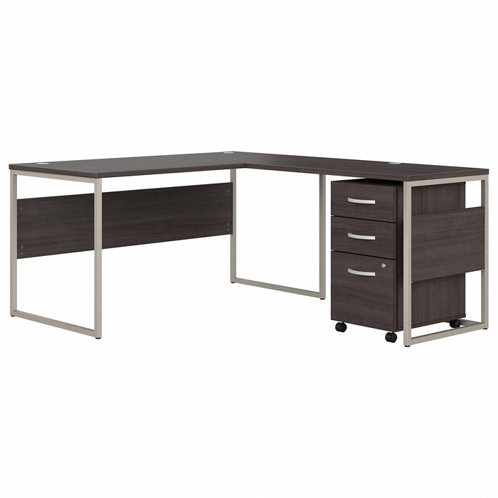 Bush Business Furniture Hybrid Storm Gray Desking Unit - BSHHYB029SGSU