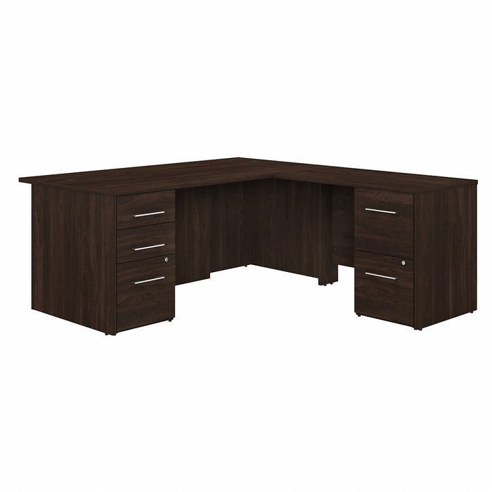 Bush Business Furniture Office 500 Black Walnut Desk - BSHOF5004BWSU