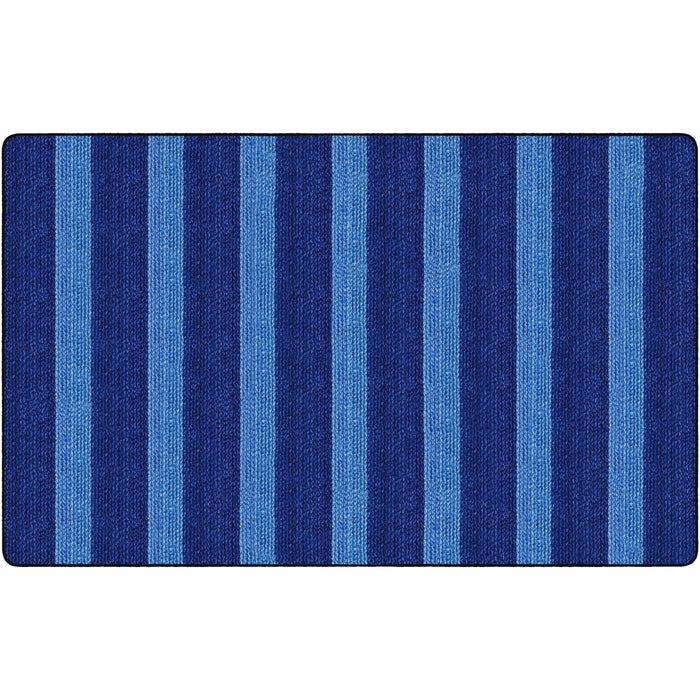 Flagship Carpets Basketweave Stripes Classroom Rug - FCIFA100644FS