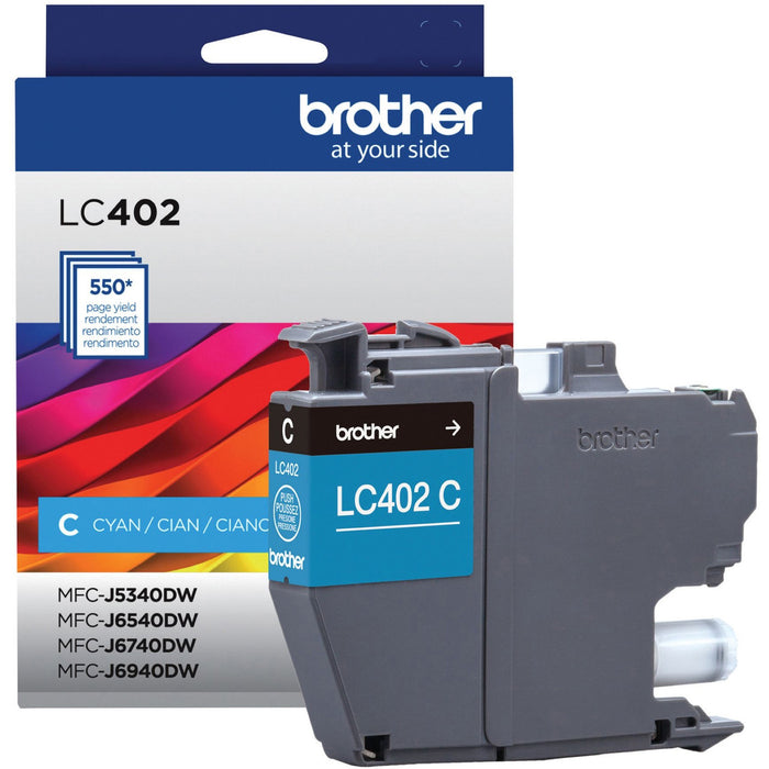 Brother LC402CS Original Inkjet Ink Cartridge - Cyan Pack - BRTLC402CS