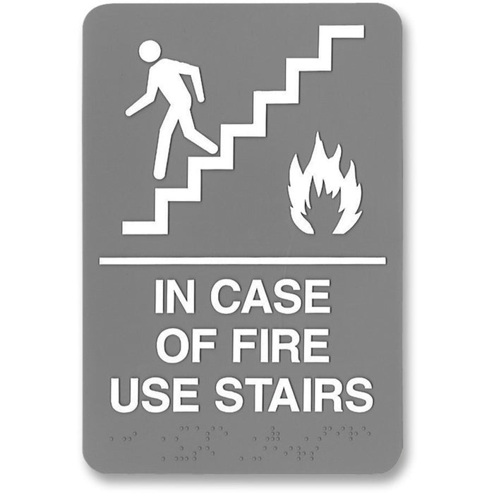 Headline Signs ADA IN CASE OF FIRE USE STAIRS Sign - HDS5400