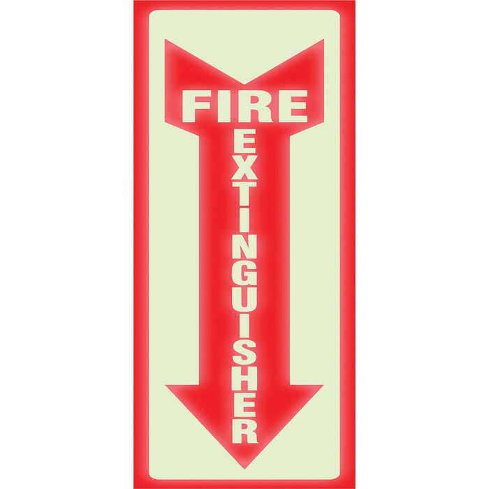 Headline Signs Glow In Dark Fire Extinguisher Sign - HDS4793