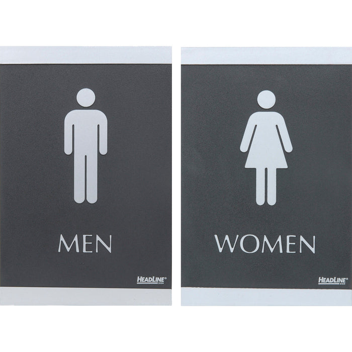 Headline Signs ADA MEN/WOMEN Restroom Sign - HDS4248