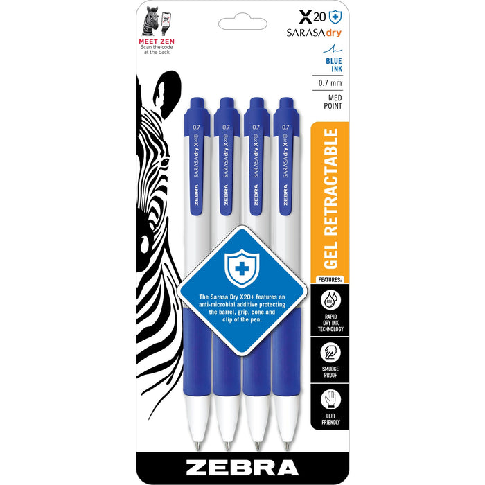 Zebra SARASA dry X20+ Retractable Gel Pen - ZEB41624