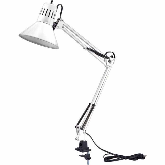 Bostitch Swing Arm Desk Lamp with Clamp, White - BOSVLF100WHT