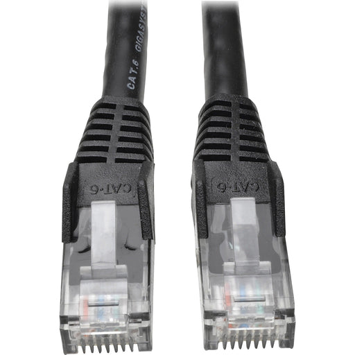 Tripp Lite Cat6 Gigabit Snagless Molded Patch Cable (RJ45 M/M) Black, 7' - TRPN201007BK Tripp Lite by Eaton