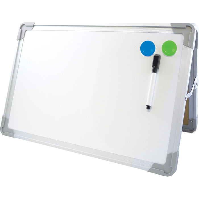 Flipside Desktop Easel Set with Pen and Two Magnets, 20" x 16" - FLP50002